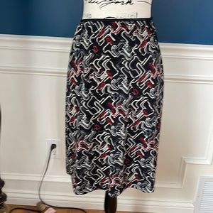 Black and red skirt